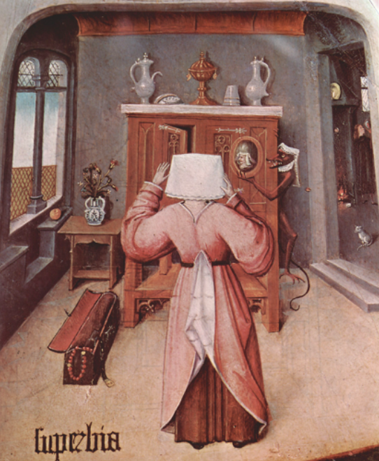 Abb. 1 Hieronymus Bosch, Die sieben Todsünden, 1505/10, Detail 