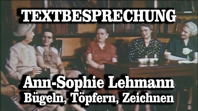 Textbesprechung – Ann-Sophie Lehmann: Bügeln, Töpfern, Zeichnen oder: How to Youtube